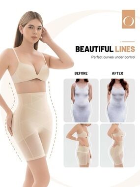 High-Waist Body Shapewear Tummy control - Nude